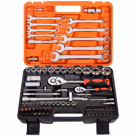 Behappy 37PCS Spanner Set Universal Auto Repair Tools Head Quick-Release Hand Tool