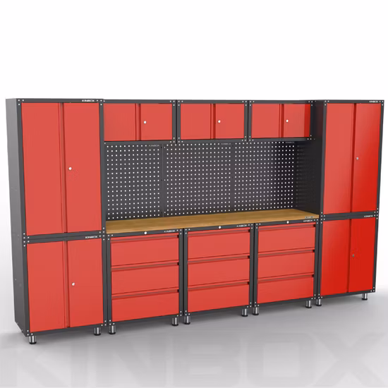 Proveedor de China del sistema de almacenamiento de herramientas de organización de garaje Kinbox de 14 piezas